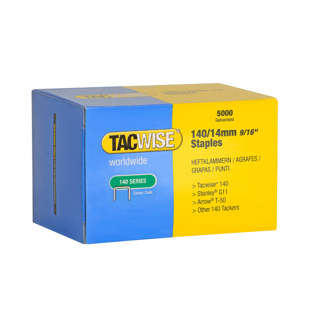 Tacwise 140 Series 14mm Galvanised Staples (5k)