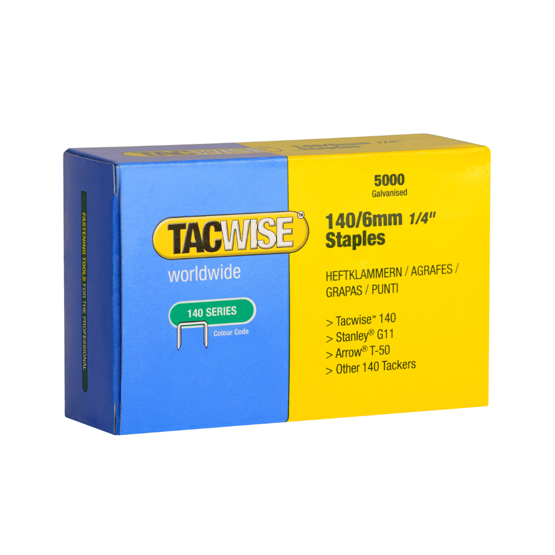 Tacwise 140 Series 6mm Galvanised Staples (5k)