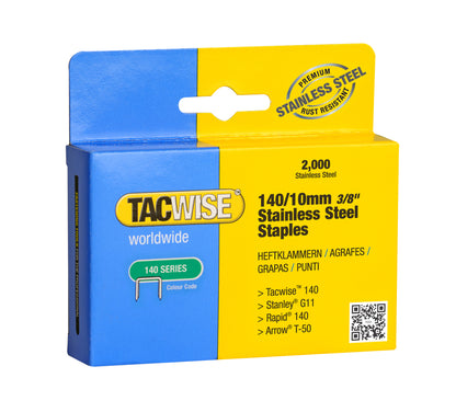 Tacwise 140 Series Stainless Steel 10mm - 1217