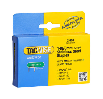 Tacwise 140 Series Stainless Steel 8mm - 1216