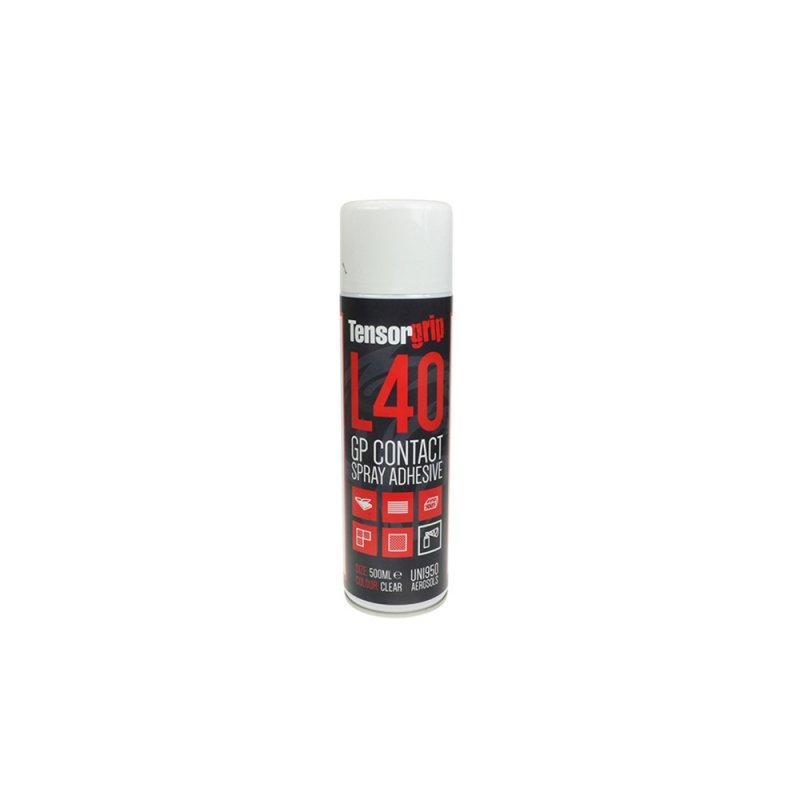 Tensor Grip TensorGrip L40 General Purpose Contact Spray Adhesive 500ml – Stapling ...