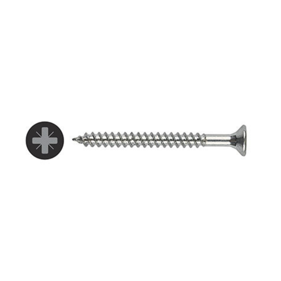 Woodscrews Zinc Plated Countersunk Pozi Drive