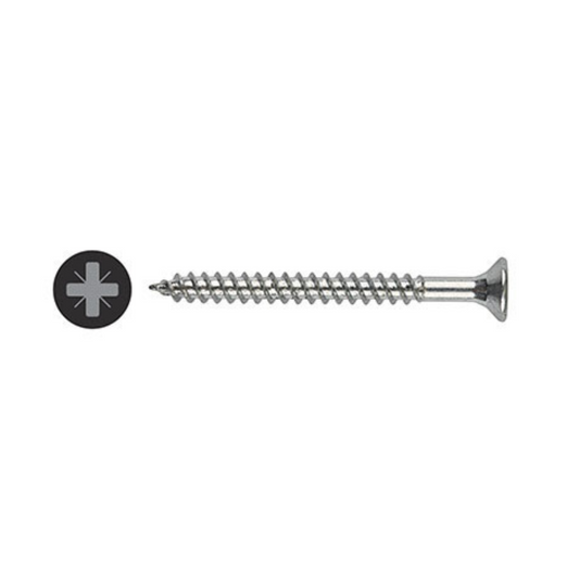 Woodscrews Zinc Plated Countersunk Pozi Drive