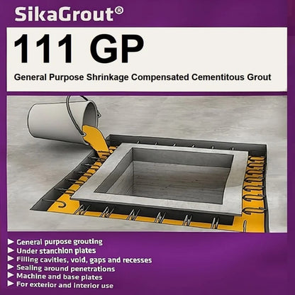 sika sikagrout 111 gp flowable anchoring bedding grout compound