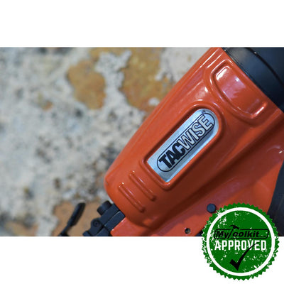 Close up picture of the Tacwise 18G Brad Nailer