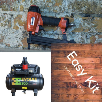 KIT: Tacwise 18G Brad Nailer (10-32mm) with Evolve Eco 6 Litre Compressor