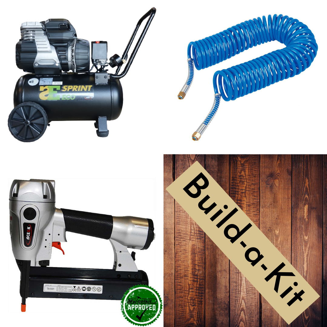 Flooring Build a Kit Air tool Compressor and Airline Stapling