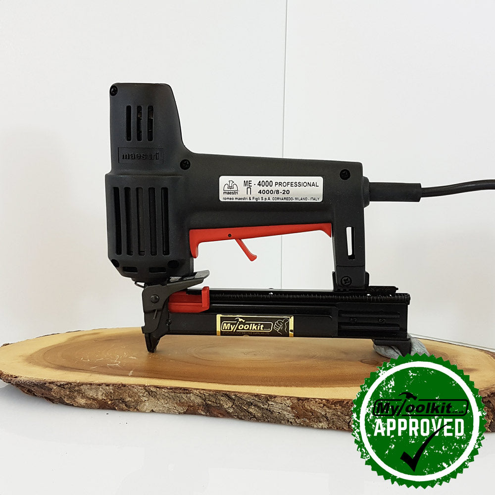 Narrow Crown Stapler 4000 Series Electric ME4000 Maestri Stapling