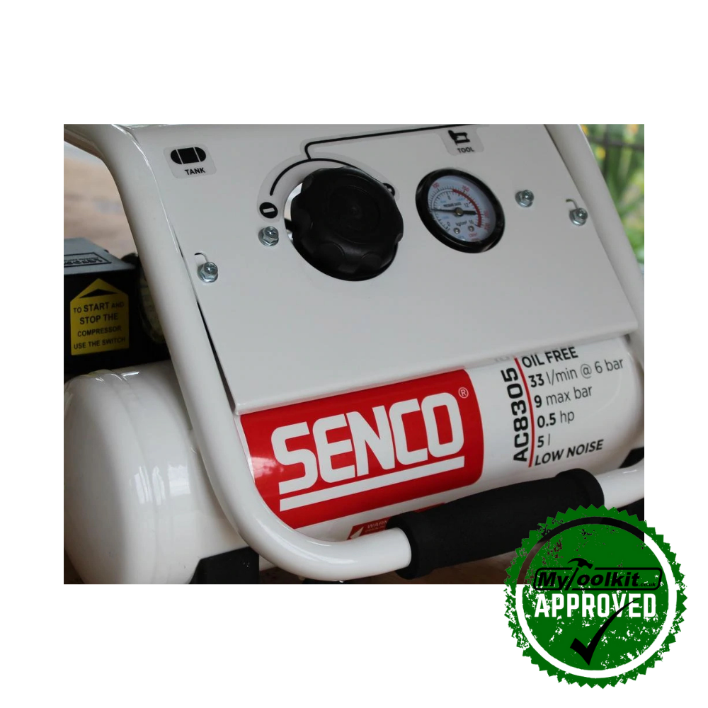 Senco Low Noise 5 Litre Oil Free Compressor AC8305