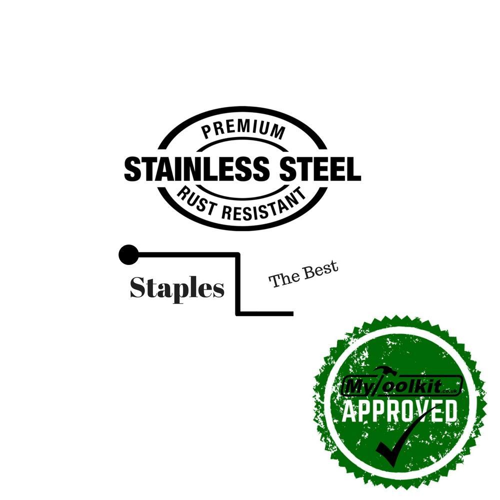 140 Series Staples in Grade 304 Stainless Steel 
