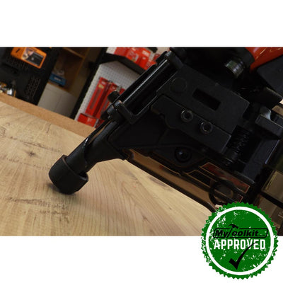 Tacwise 2.3-2.5 Flat Coil Nailer (32-65mm) HCN65P close up view of the nose