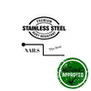 15 Gauge DA Brads in Stainless Steel 
