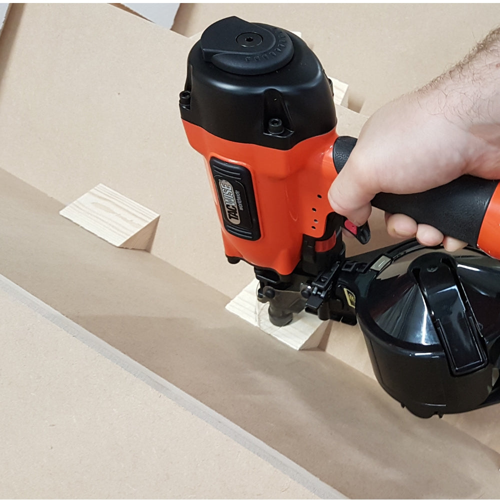 FCN50LHH tacwise coil nailer in a joinery workshop